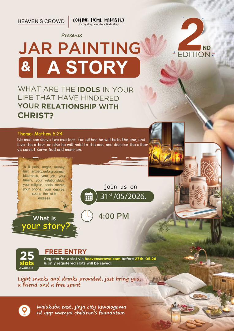Jar Painting & A Story — 2nd Edition Flyer